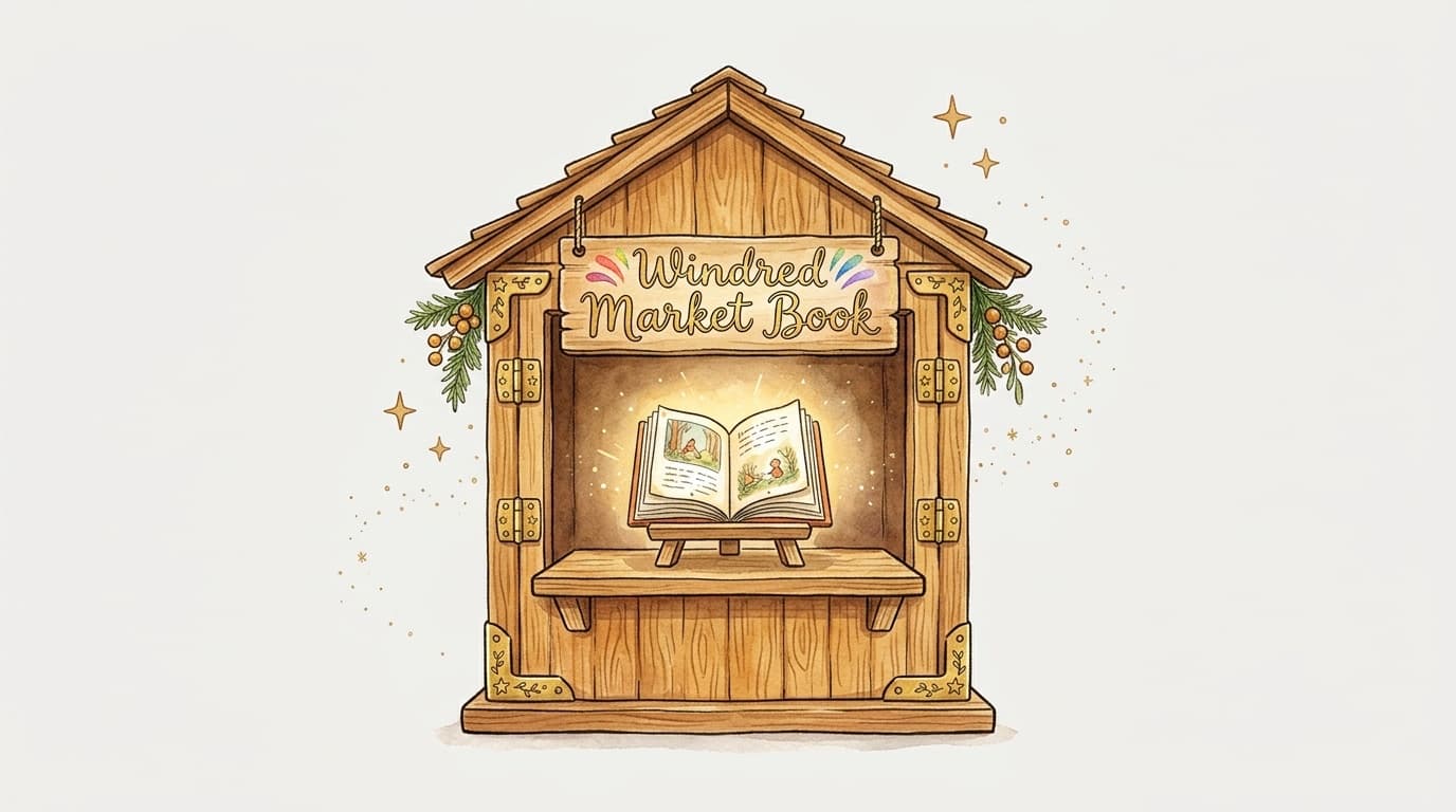 Illustration : Comment vendre son livre aux marchés de Noël ?