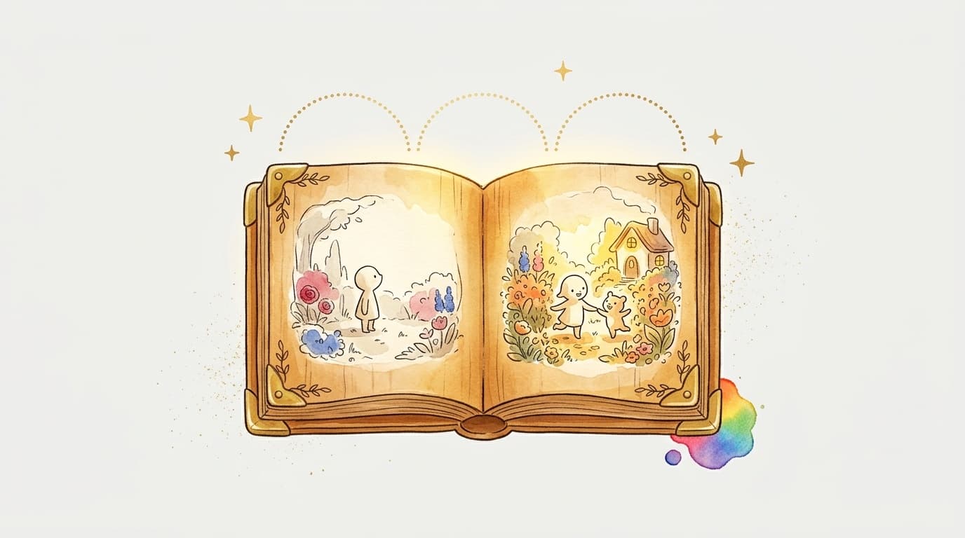 Illustration : C'est quoi la structure en 3 actes pour un livre enfant ?
